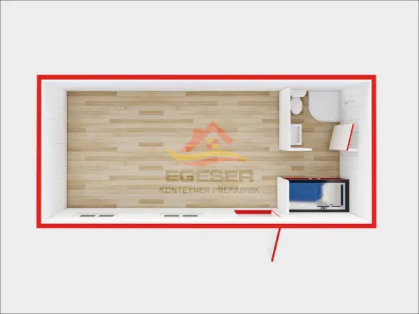 EGE-208 Sandviç Panel Konteyner