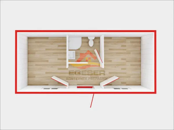 EGE-209 Sandviç Panel Konteyner