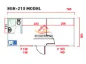 EGE-210 Sandviç Panel Konteyner