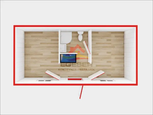 EGE-211 Sandviç Panel Konteyner