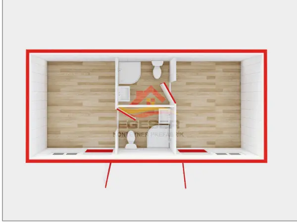 EGE-212 Sandviç Panel Konteyner