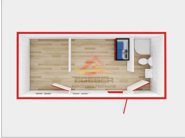 EGE-213 Sandviç Panel Konteyner