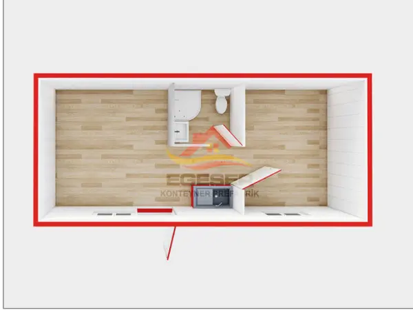 EGE-215 Sandviç Panel Konteyner