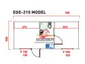 EGE-215 Sandviç Panel Konteyner