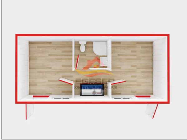 EGE-216 Sandviç Panel Konteyner