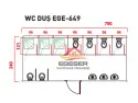 EGE-649 Konteyner WC-Duş İhtiyaç Kabini