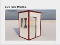 EGE-502 Konteyner Güvenlik Kabini | Egeser Prefabrik İzmir üretimi