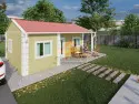 32 m² tek katlı prefabrik ev dış görünüm EGE-101