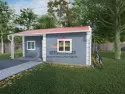 40 m² tek katlı prefabrik ev dış görünüm EGE-102
