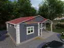 64 m2 prefabrik ev EGE-110 dış görünüm