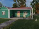 109 m² prefabrik ev EGE-118 model render