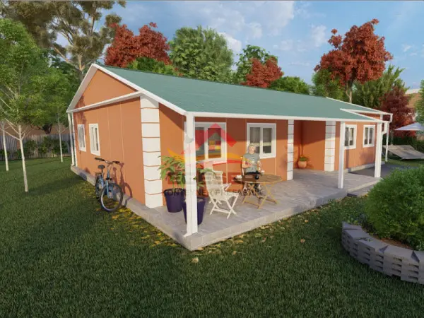 138 m2 3+1 tek katlı prefabrik ev modeli EGE-120 Izmir