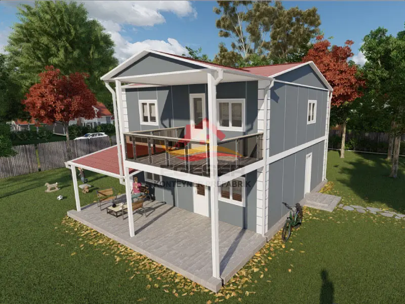 149 m² Dubleks Prefabrik Ev