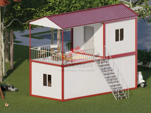 EGE-707 2 Katlı Konteyner Ev