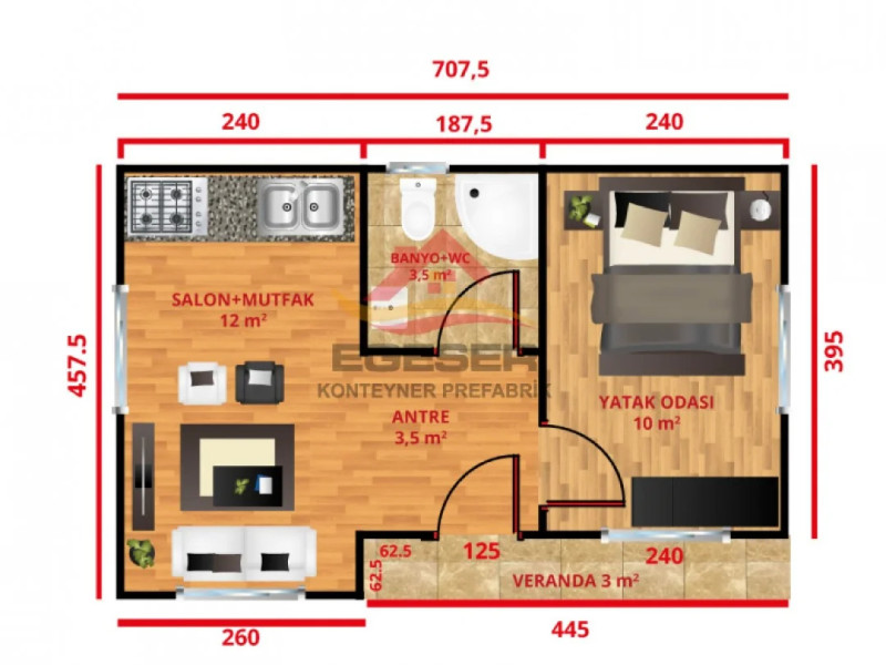 32 m²-tek-katli-prefabrik-ev-plan