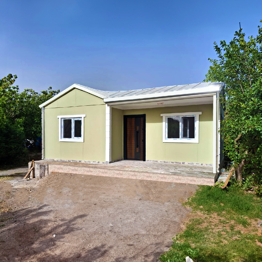 Tek katlı prefabrik ev modeli