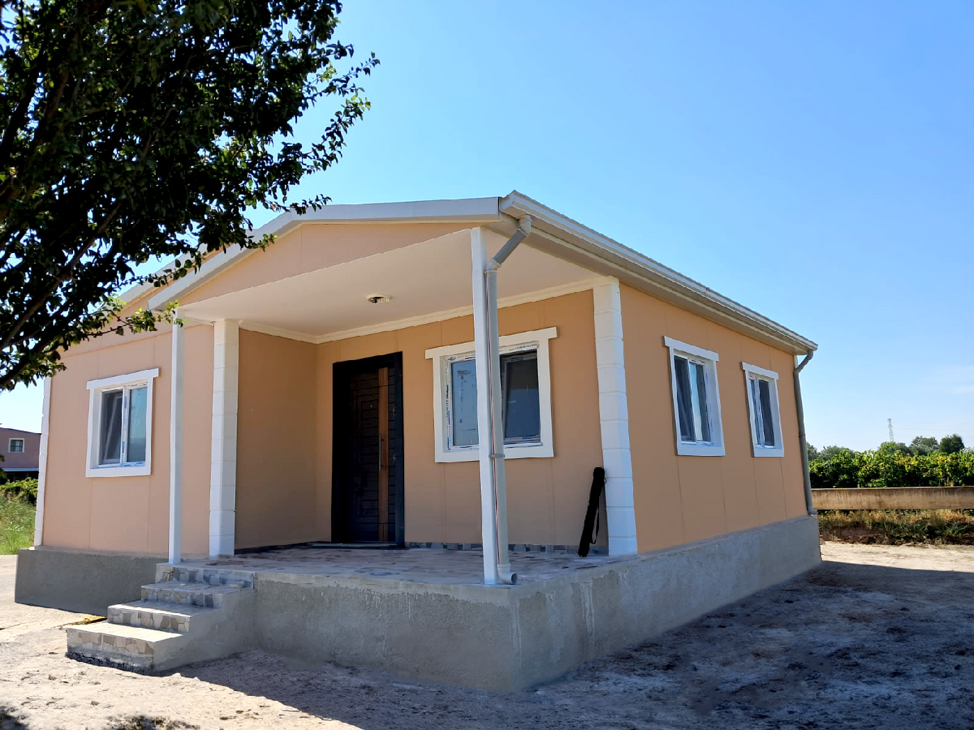 Tek katlı prefabrik ev modeli